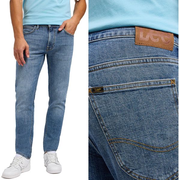 Lee, Jeanshosen Da Uomo, Slim Fit, Luke, W33 L34, Blau, Jeans, Baggyjeans, Buggy-image
