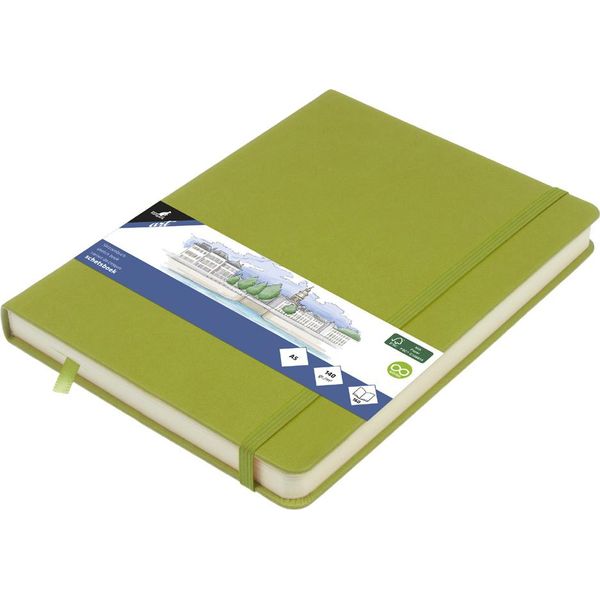 Kangaro K-861229 Quaderno Per Schizzi Kangaro, 80 Fogli, Din A5, Verde Lime-image