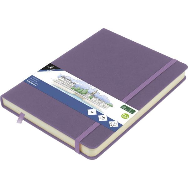 Kangaro K-861333 Quaderno Per Schizzi Kangaro, 80 Fogli, Din A4, Viola Erica-image