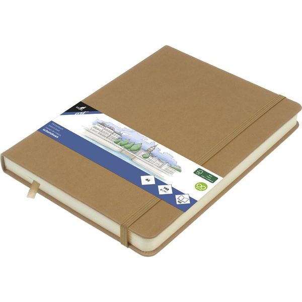 Kangaro K-861226 Kangaro Sketchbook, 80 Fogli, Din A5, Tortora-image