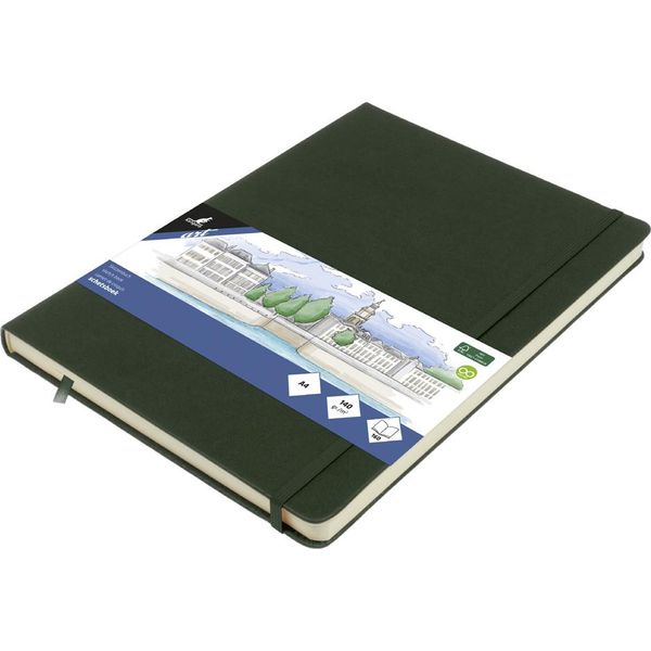 Kangaro K-861248 Kangaro Sketchbook, 80 Fogli, Din A4, Verde Bosco-image
