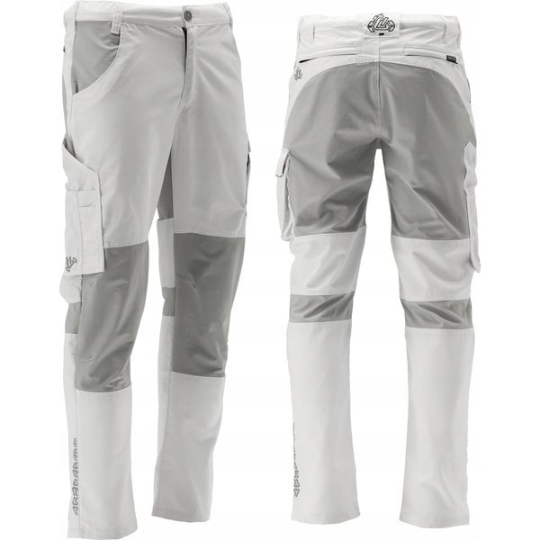 Pantaloni Da Lavoro Serwal 4-Way Stretch Bianco/Grigio Taglia Xxxl-image