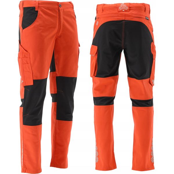 Pantaloni Da Lavoro Serwal 4-Way Stretch Arancione/Nero Taglia M-image