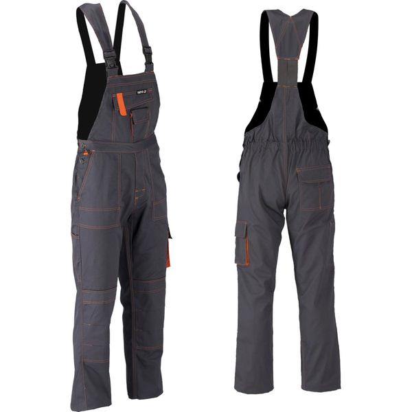 Pantaloni Da Lavoro / Salopette Doria Grigio/Arancio Taglia M-image