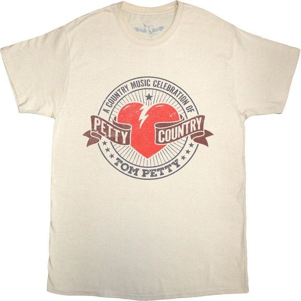Tom Petty & The Heartbreakers - Maglietta "Petty Country"" Per Bambini/Donne Unisex RO13383 (Xl) (Sabbia)"-image