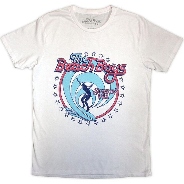 The Beach Boys - Maglietta "Surfin Usa"" Per Uomo/Donna Unisex RO13390 (Xxl) (Bianco)"-image