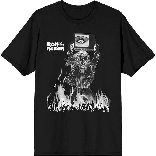 Iron Maiden - Maglietta "Est. 1975 Holy Smoke"" Per Uomo/Donna Unisex RO13855 (Xxl) (Nero)"-image