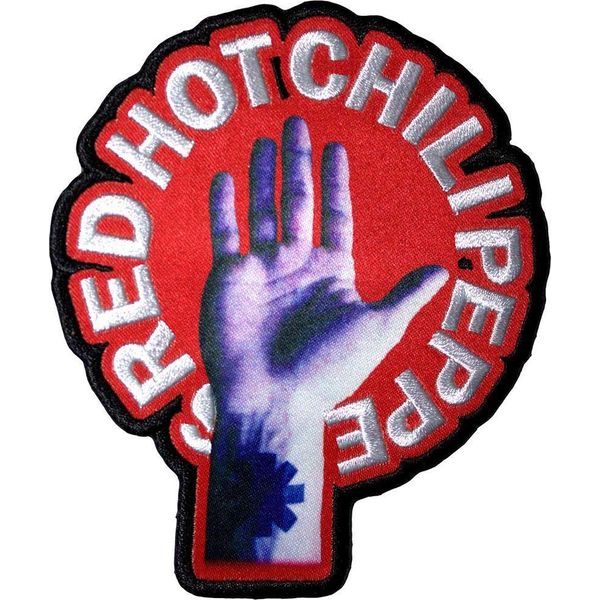 Red Hot Chilli Peppers - Toppa Da Stirare "Asterwrist"" RO13641 (Taglia Unica) (Rosso/Bianco)"-image