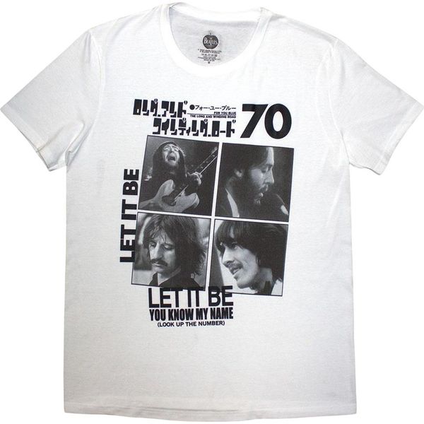 The Beatles - Maglietta "1970"" Per Uomo/Donna Unisex RO13781 (Xxl) (Bianco)"-image