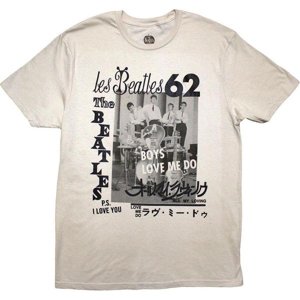 The Beatles - Maglietta "1962"" Per Uomo/Donna Unisex RO13782 (Xxl) (Sand)"-image