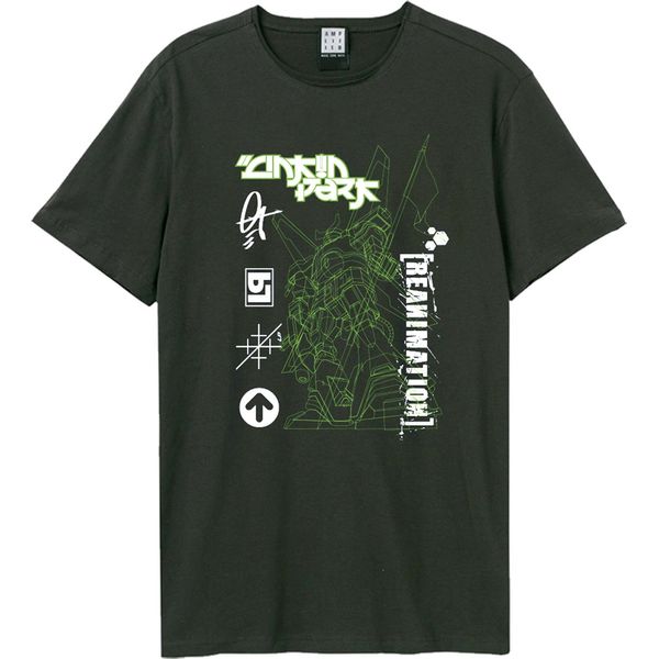 Amplified - Maglietta "Reanimation"" Per Uomo/Donna Unisex GD2357 (3XL) (Charcoal)"-image