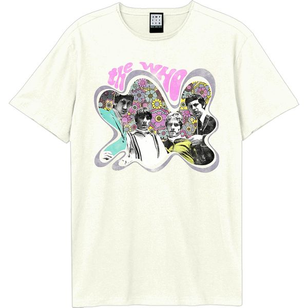Amplified - Maglietta "Flowers"" Per Uomo/Donna Unisex GD2425 (3XL) (Bianco Sporco)"-image