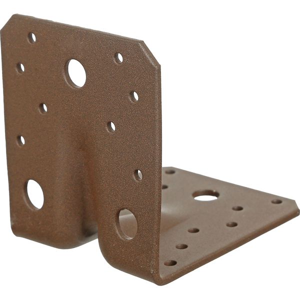 Alberts 823092 Connettore Angolare Per Impieghi Gravosi Duravis® Con Perlina, Diamantato Nero Rivestito In Duplex, Dimensioni 105 X 105 X 90 Mm, Set Da 20-image