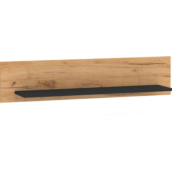 Urso Mensola A Muro Mensola A Muro 110X22X24Cm Gold Craft Rovere Nero-image