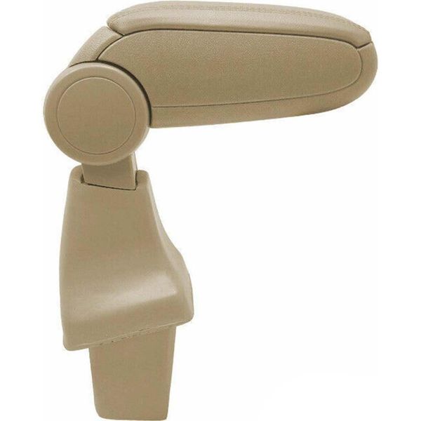 Bracciolo Centrale Bracciolo Console Centrale Per Ford C-Max 2 2010-2019 Finto Cuoio Beige-image