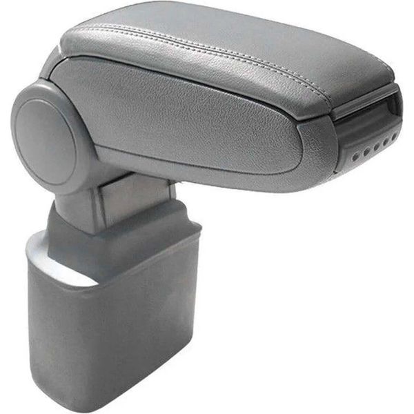 Bracciolo Centrale Bracciolo Console Centrale Per Nissan Juke 2010-2019 Finto Cuoio Grigio-image