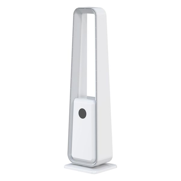 Aiorber Ventilatore Senza Pale 3 In 1 Con Filtro Hepa, Purificatore D'aria Con Timer E Display A Led, Velocità Del Vento Di 25 Piedi/S, 24*21,5*90,5 Cm, Bianco-image