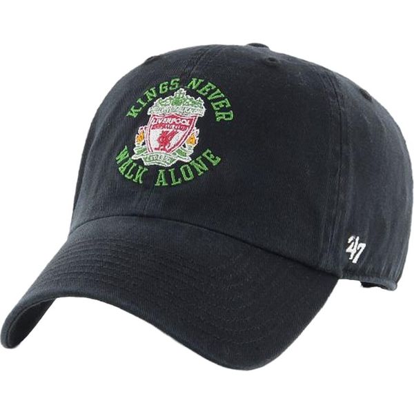 Liverpool Fc - Cappellino Da Baseball "Kings Never Walk Alone"" BS5862 (Taglia Unica) (Nero)"-image