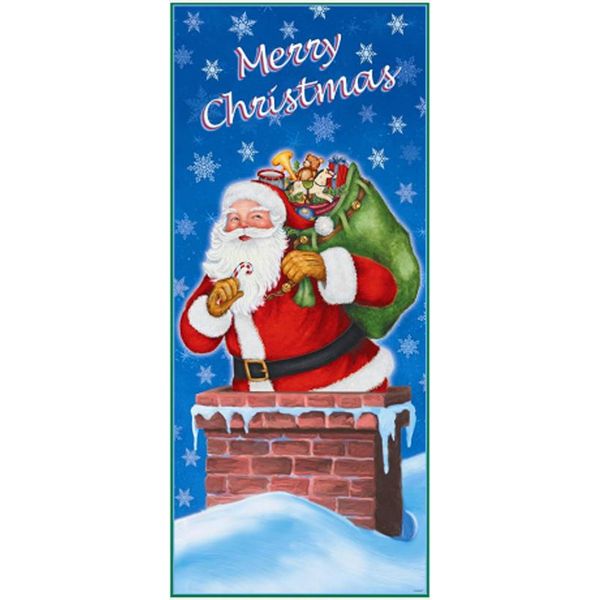 Unique Party - Poster Per Porta "Notte Prima Di Natale"" - Plastica SG38502 (Taglia Unica) (Colorato)"-image
