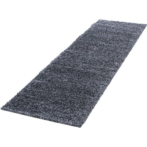 Tappeto A Pelo Alto Life Grey 80 X 250 Cm-image