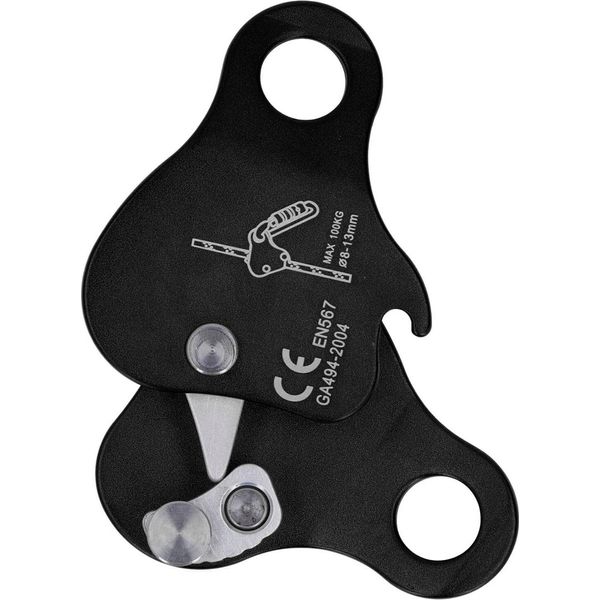 Corda Di Arrampicata Gancio In Lega Di Alluminio Autobloccante 8-13 Mm Per Travi Esterne Nero-image