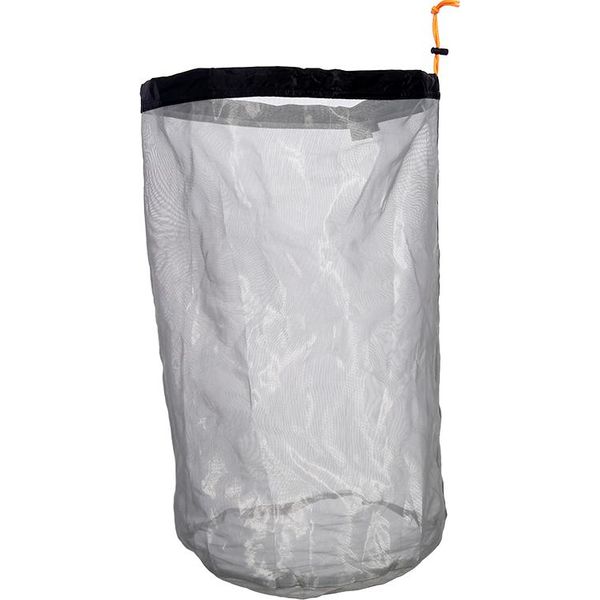 Borsa A Rete Ultraleggera Con Coulisse, Nera Xxl, Per Viaggi All'aperto, Escursioni, Campeggio, Stoccaggio-image