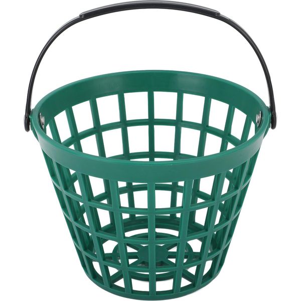 Cestino Per Palline Da Golf Contenitore Per Palline Da Golf Con Manico Paletta In Plastica Di Nylon Verde Con Capacità Di Contenimento Fino Al 50%-image