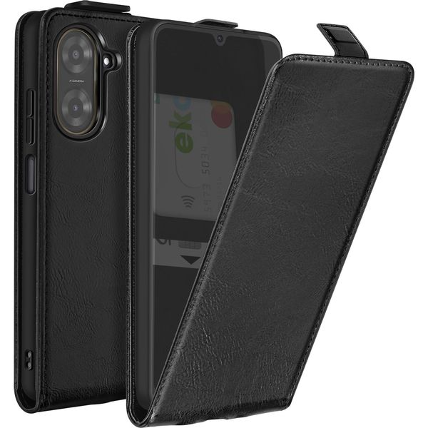 Avizar, Custodia Flip Verticale Xiaomi Redmi A5 Con Portacarte, Nero-image
