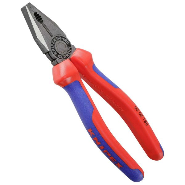 Knipex 03 02 180 Knipex Kombizange Schwarz Atramentiert Poliert 180 Mm-image