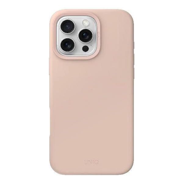Uniq Case Lino Hue Iphone 16 Pro 6.3 Magclick Charging RóżOwy/Blush Pink-image