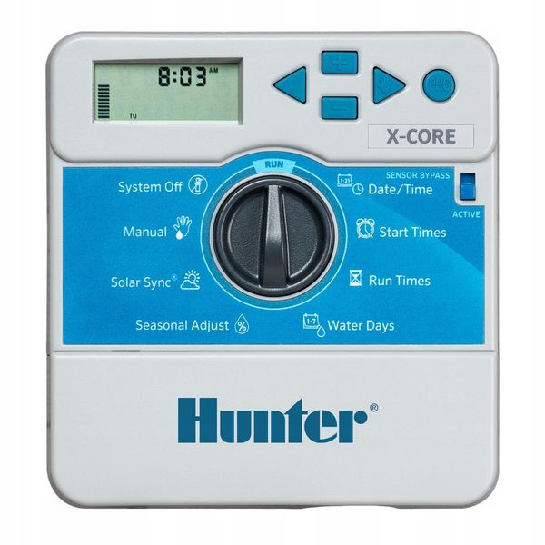 Hunter Xc-801I-E Computer Per L'acqua - Timer Controllore Lcd Da Interno A 8 Zone-image