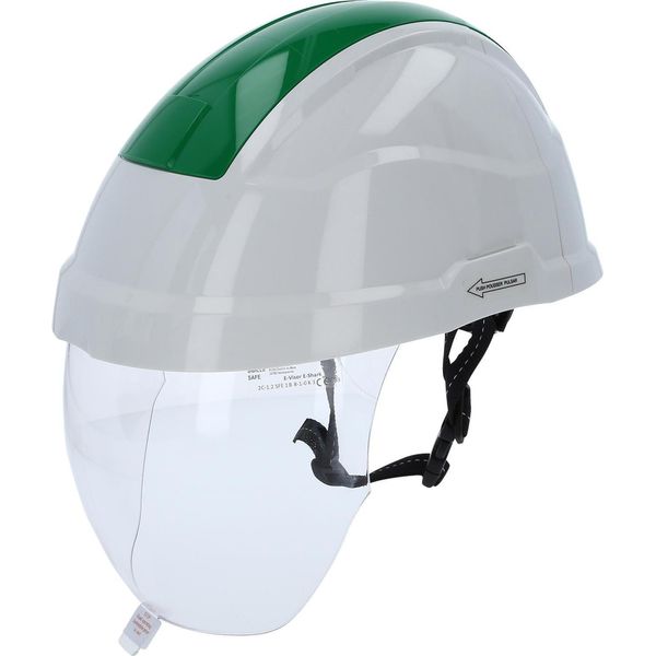 Ks Tools Elmetto Di Sicurezza Con Protezione Per Il Viso Verde - 117.0139-image
