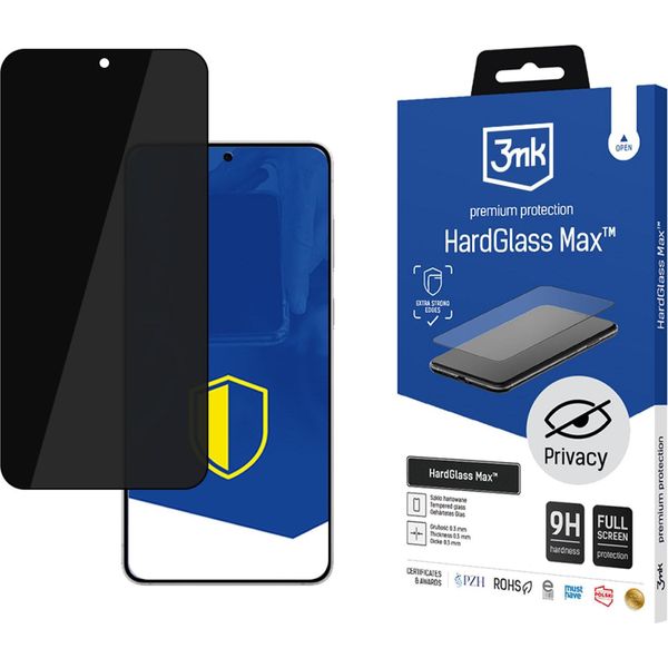 Samsung Galaxy S25 Edge - 3Mk Hardglass Max Privacy Nero-image