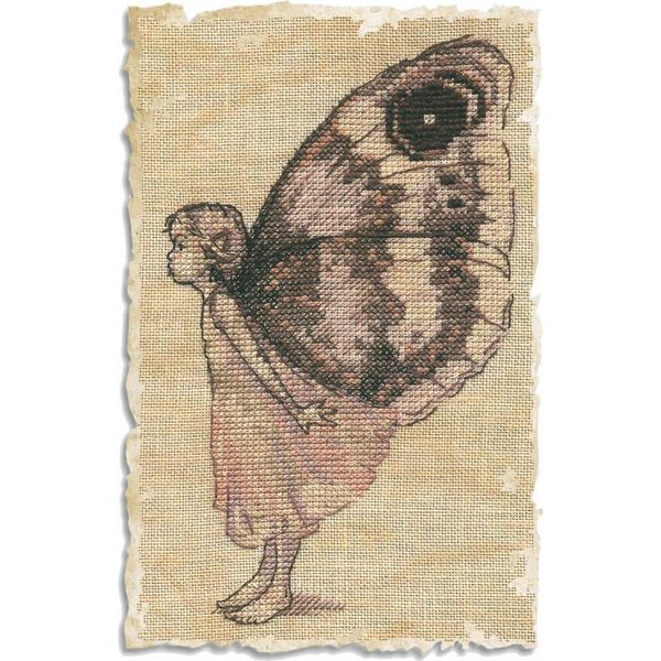 Schema Per Il Conteggio Del Punto Croce Nimue "La Farfalla"", 55G"-image