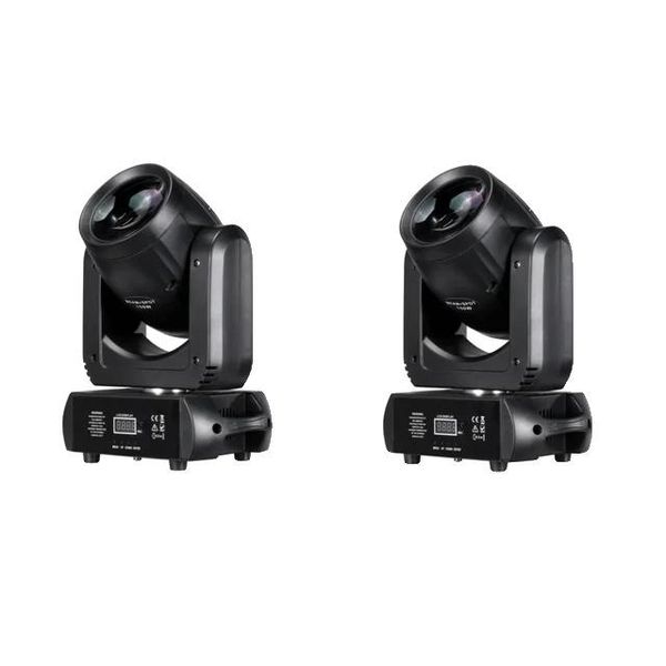 Lampada A Testa Mobile A Led, Potenza 150W, Effetti Beam E Spot, 2 Pezzi Spot Beam 150W, Spina Ue-image