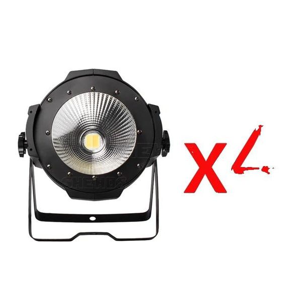 Luce Da Palcoscenico A Led, Compatibile Dmx, Doppia Opzione Di Potenza, Solo 4 Luci, Spina Ue-image