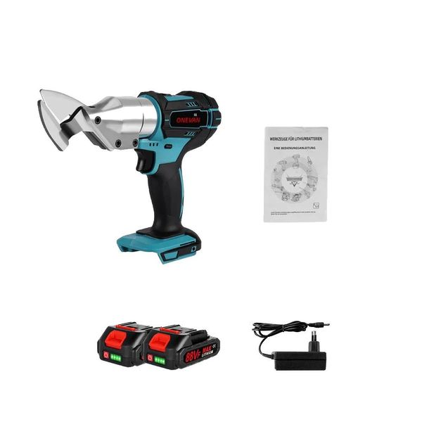 Forbici Elettriche, Funzionamento A Batteria, Design Ergonomico, 2 Batterie Spina Ue-image