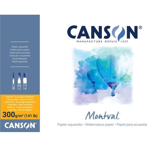 Canson C518408008 Canson Aquarellblock "Montval"", Din A3, 30 Blatt"-image