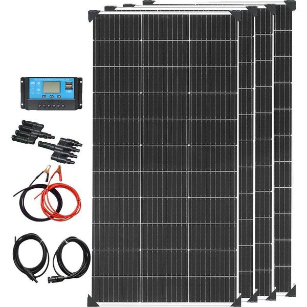 Kit Di Pannelli Solari, 12V/24V, Diverse Opzioni Di Potenza, Incluso Il Regolatore Di Carica, Kit Da 12V 480W-image