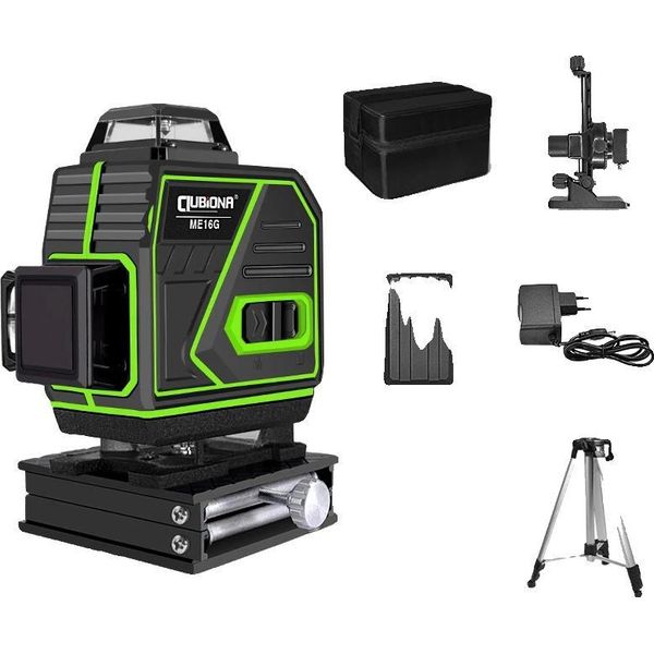 Livella Laser, Misura 4D, 16 Linee, Raggio Verde, ME16G-H15-image