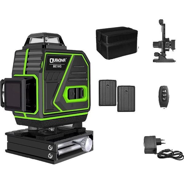 Livella Laser, Misura 4D, 16 Linee, Raggio Verde, ME16G2-image