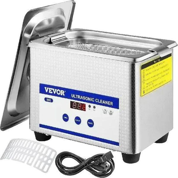 Pulitore A Ultrasuoni, Capacità 0,8 Litri, Display Led-image
