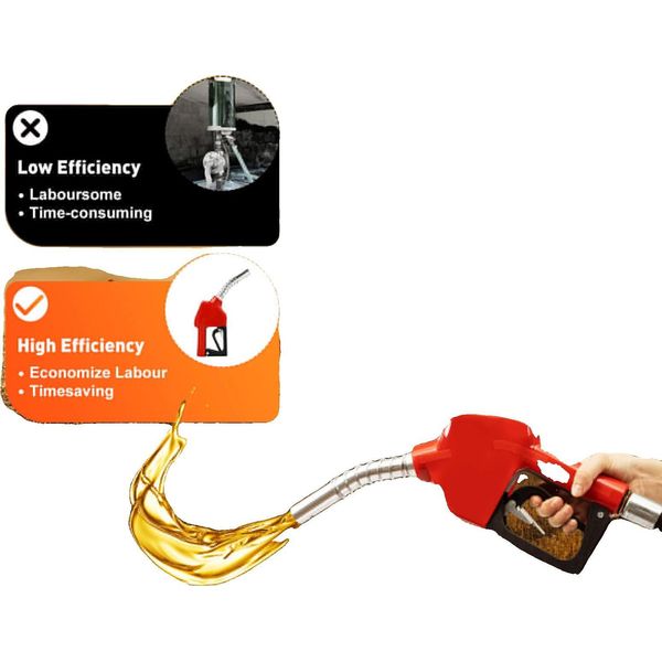 Pompa Di Trasferimento Diesel, Potenza 550W, Portata 60L/Min, Design Resistente, 220V, Eu-image