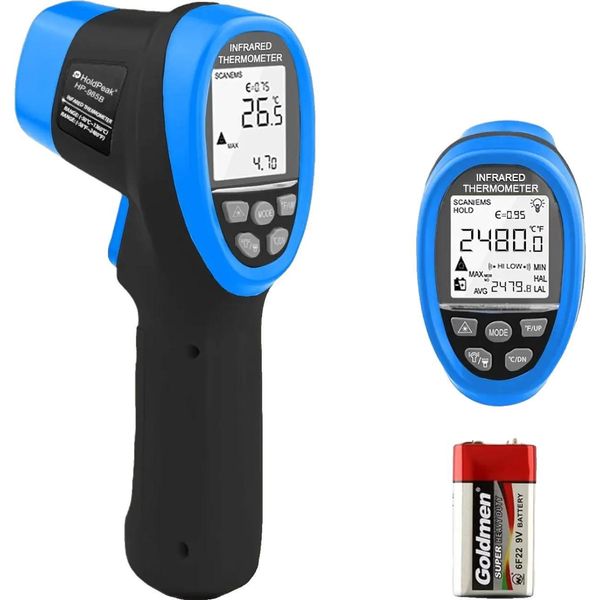 Termometro Digitale A Infrarossi, Alta Precisione, Ampio Intervallo Di Temperatura-image