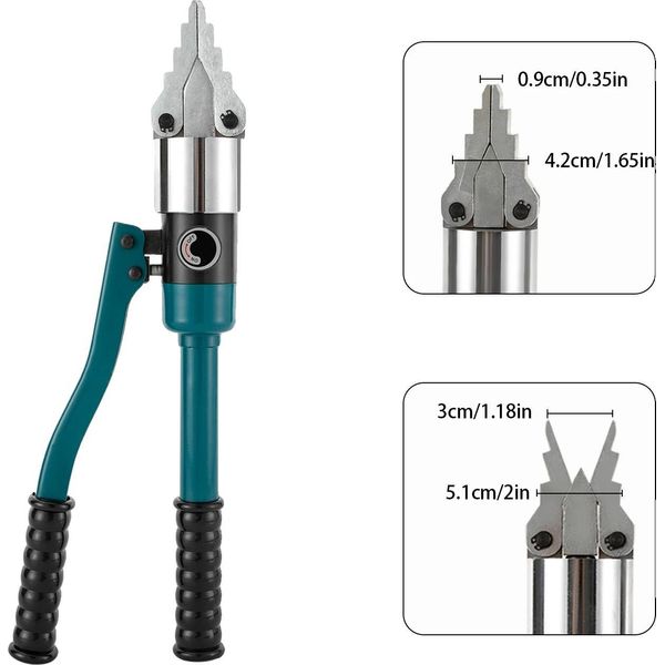 Divaricatore Idraulico Di Flange, Acciaio Legato, Pressione Massima 8T, Design Ergonomico, Verde-image