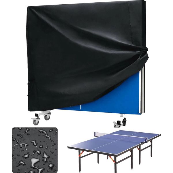Copertura Impermeabile Per Tavolo Da Ping Pong, Tessuto Oxford Resistente Ai Raggi Uv E Antistrappo-image