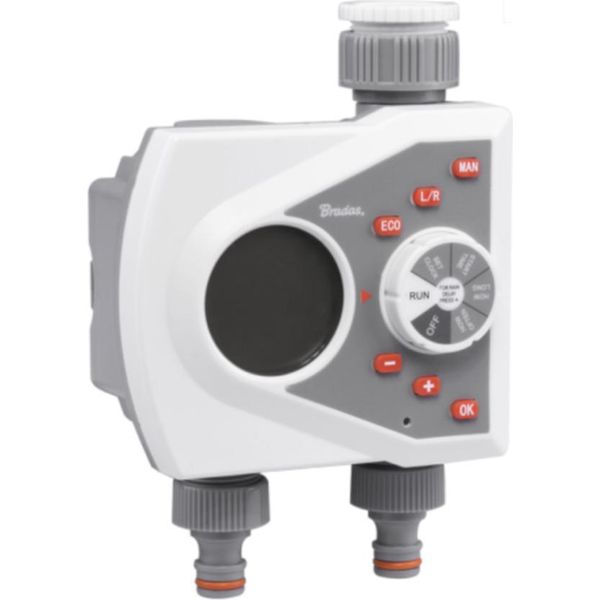 Computer Elettronico Per Acqua Bradas White Line - 2 Vie WL-3134-image