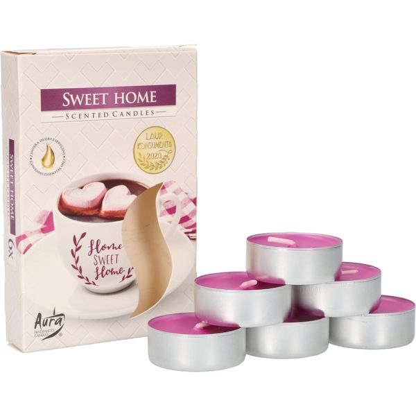 Kotarbau® 6 Confezioni Di Candele Profumate Luci Da Tè Sweet Home Luci Da Tè Profumate Tempo Di Combustione 4 Ore-image
