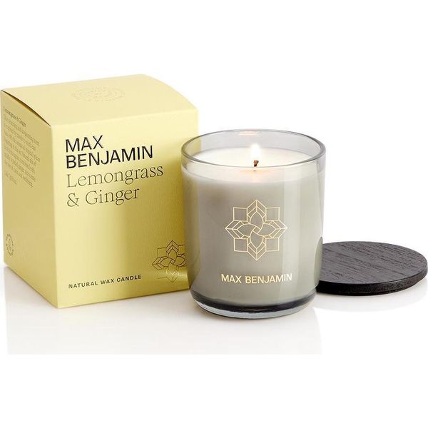 Max Benjamin Luxury Natural Candle&Lid Lemongrass & Ginger-image