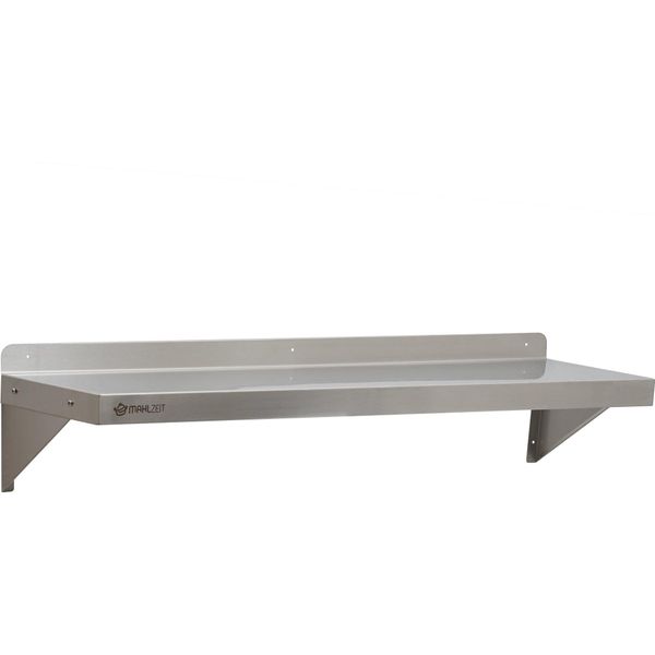 Mensola Da Parete In Acciaio Inox Mahlzeit, 120 X 30 Cm, Mensola Da Cucina Mensola Sospesa Mensola A Muro Mensola A Muro Mensola A Muro-image